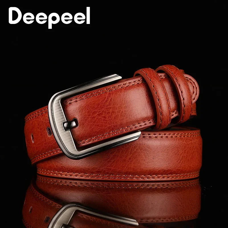 Deepeel Men's Premium Leather Belt