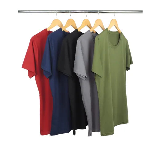 Set of 5 Top-Notch Tech Tees (Grab 3, Snag 5!)