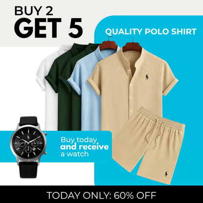 RALPH POLO SHIRT [PAY 2 GET 5] + FREE WATCH