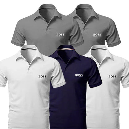 [BUY 3, GET 5] Kit 5 Polo Boss Essential