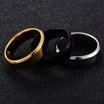 6MM Stainless Steel Couple Rings