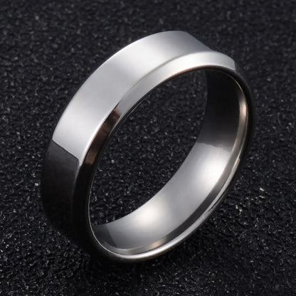 6MM Stainless Steel Couple Rings