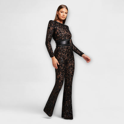 Theresia - Lace Jumpsuit with Corset